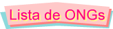 Lista de ONGs